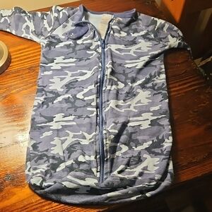Posh Peanut Blue Camouflage Kids Pajama Sleep Sack